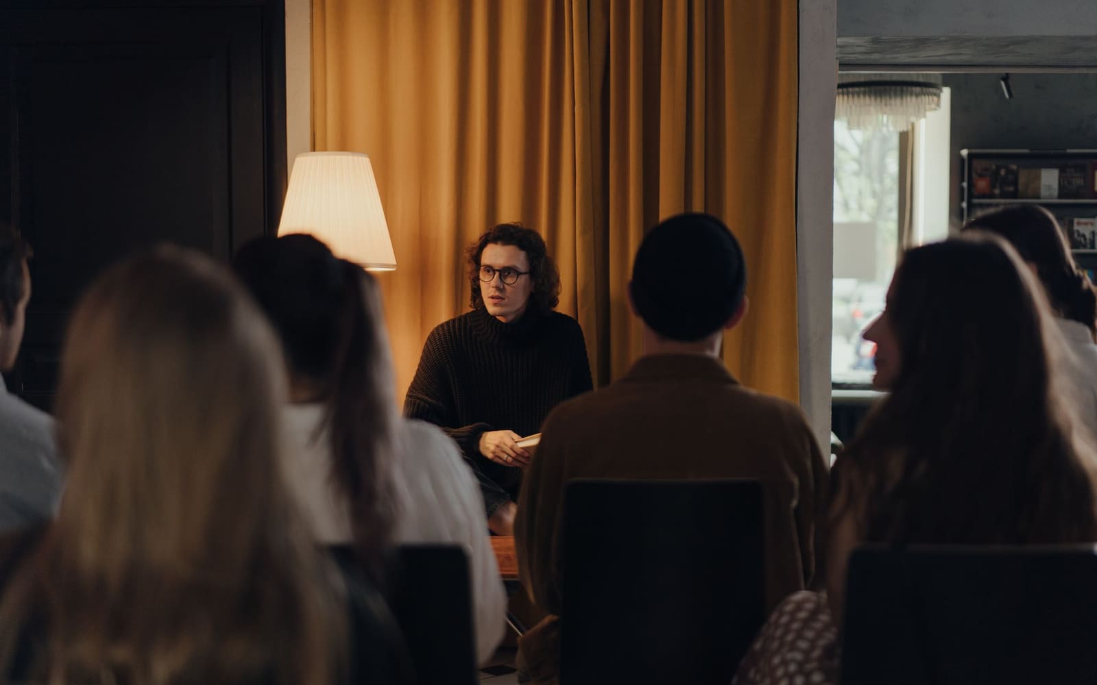 L’autrice dialoga con il pubblico
