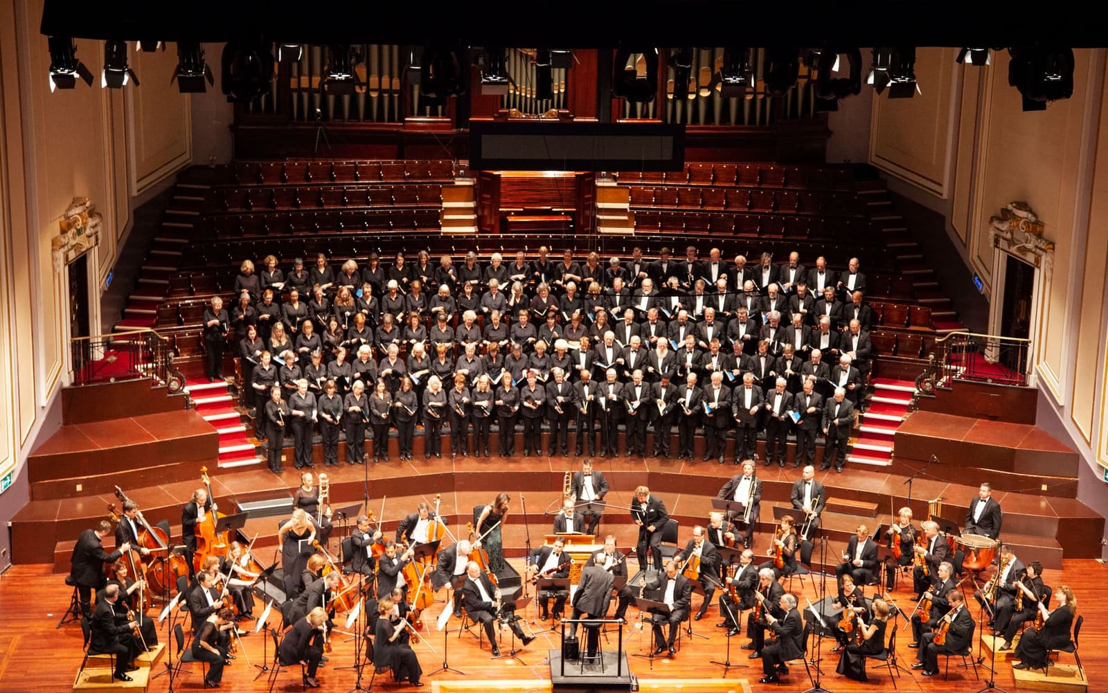 L’orchestra sul palco