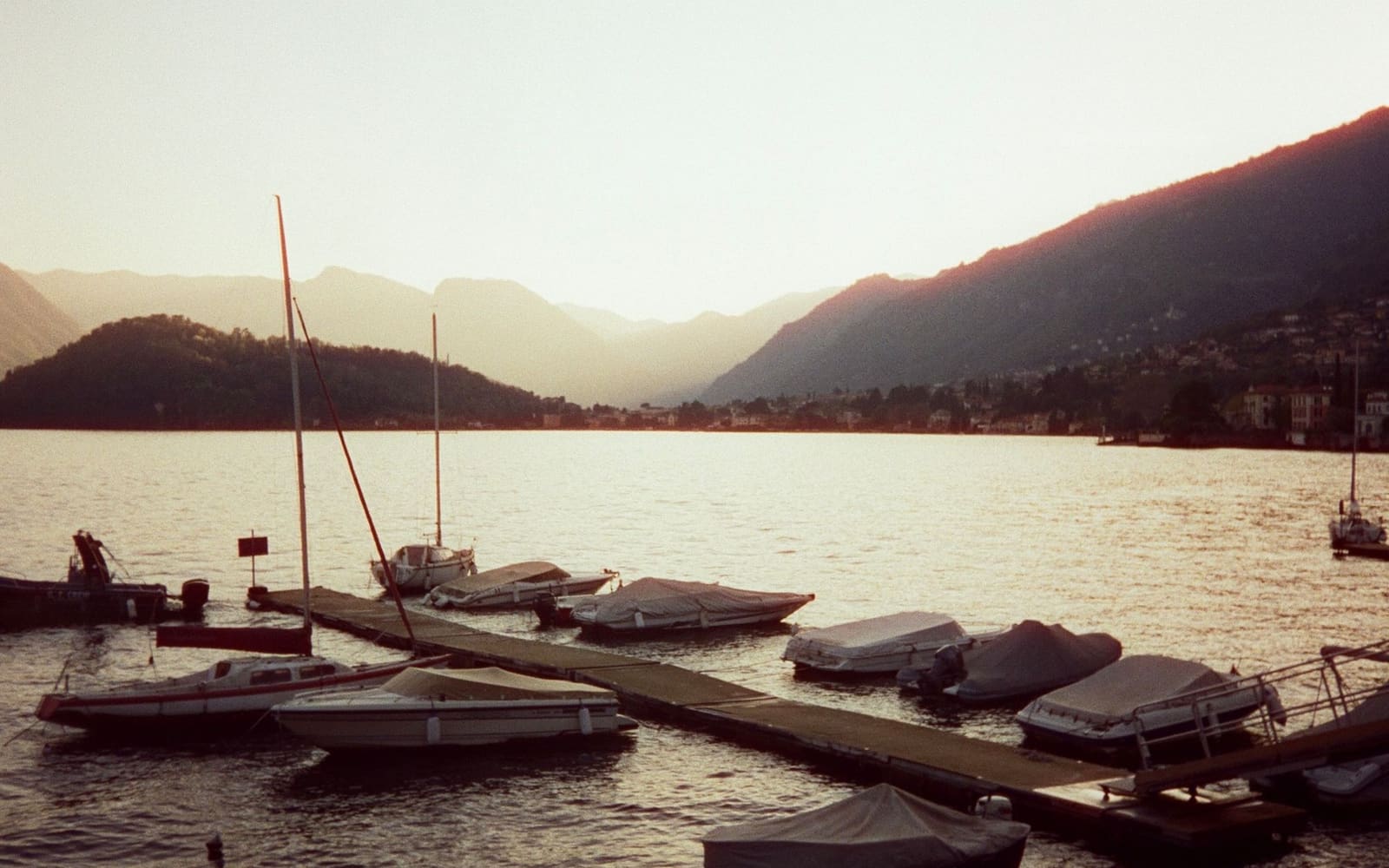 Tramonto sul pontile